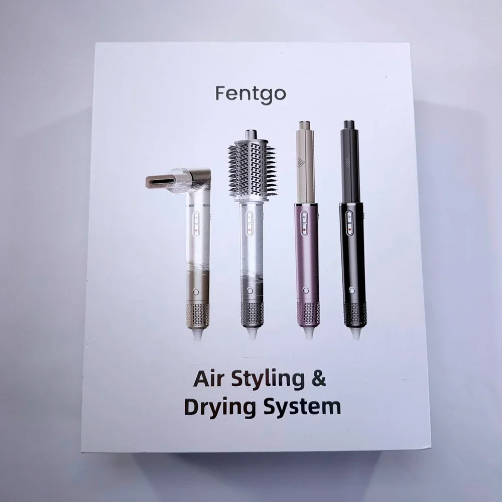 NEW Fentgo Air Styling & Drying System 5-in-1 Multi-Styler Pink Gold TD-2301